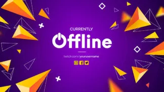 Offline Screen Gratuit Purple and Orange