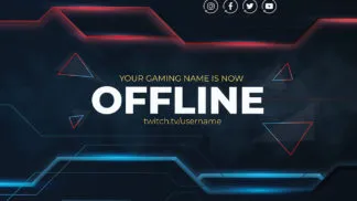 Offline Screen Gratuit Red and Blue