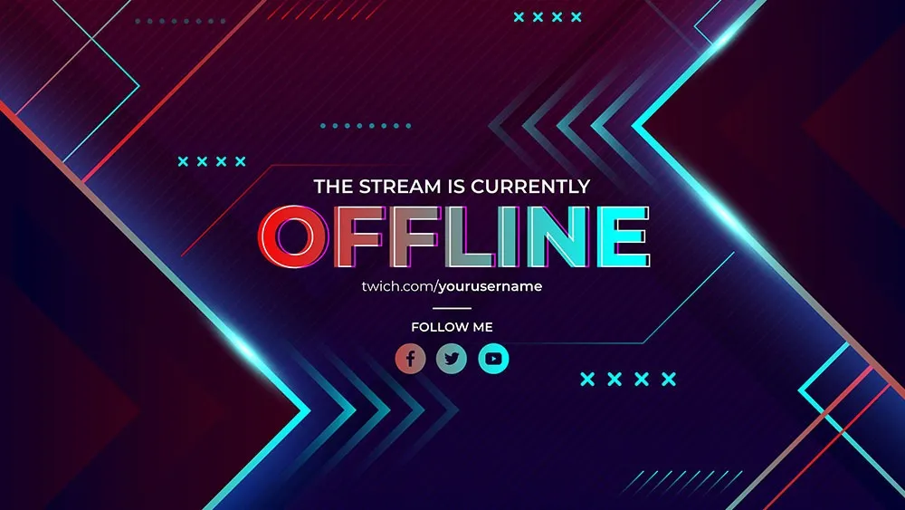 Offline Screen Gratuit Red Modern