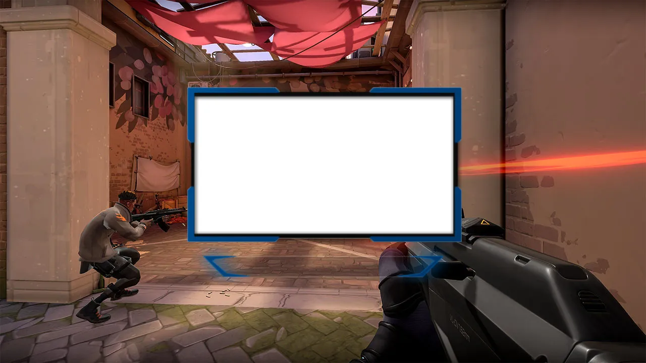 Overlay Webcam Animé Gratuit Blue 2