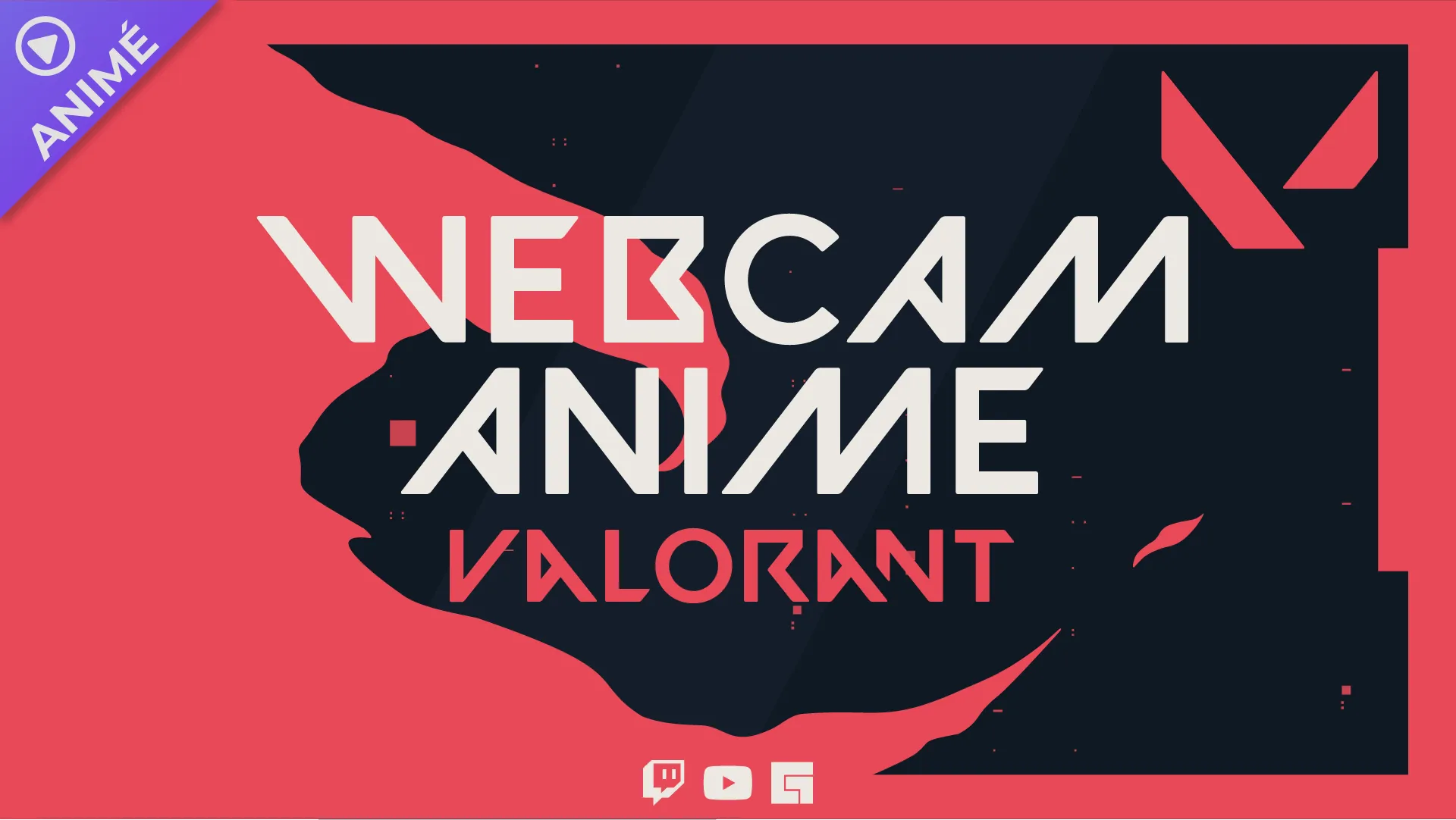 Overlay Webcam Animé Valorant