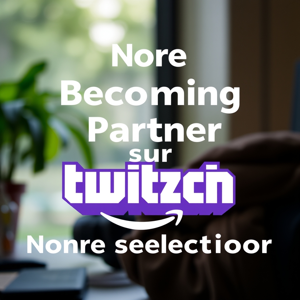 Notre sélection sur Amazon · Becoming Partner Twitch : conditions + application