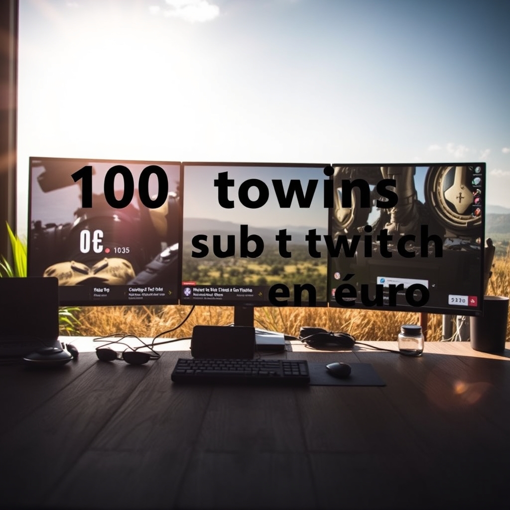 Guide complet : 100 sub Twitch en euro - Boostez votre chaîne en 2024